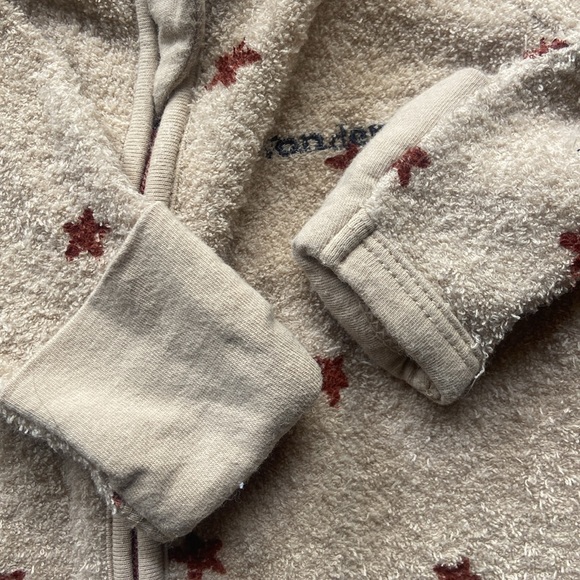 Bonds Wondersuit Zippy Sleeper Tan Stars 0-3m size 000 - Picture 4 of 7